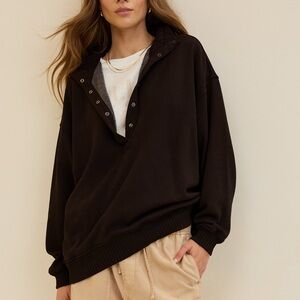 Aerie quarter snap Sweatshirt